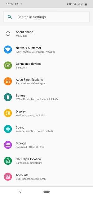 hange-default-app-android-p-1