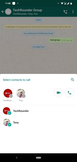 WhatsApp Group Call Button 2