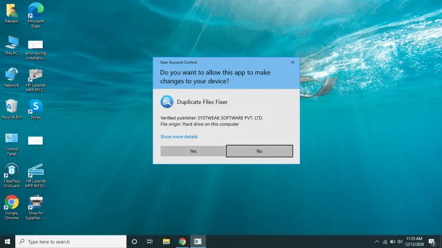 Systweak-install-prompt