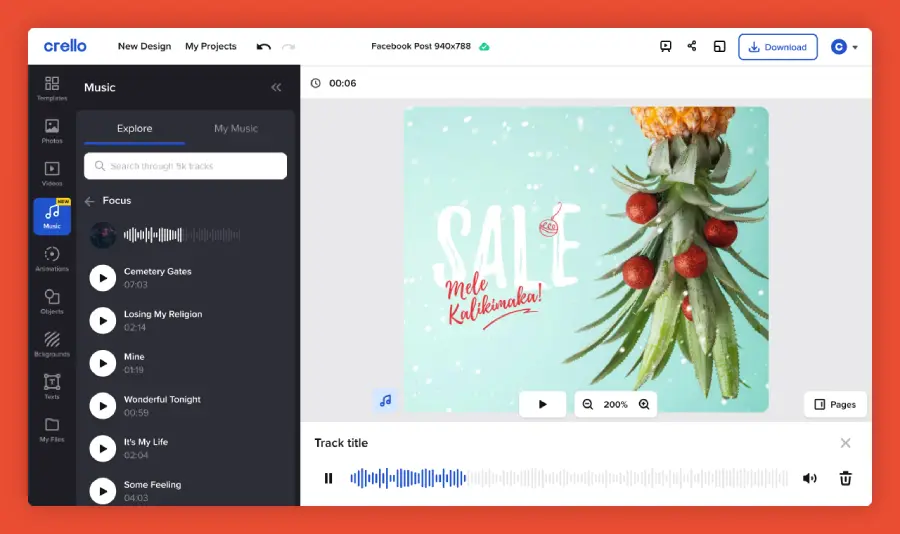 Crello-Music-Embed