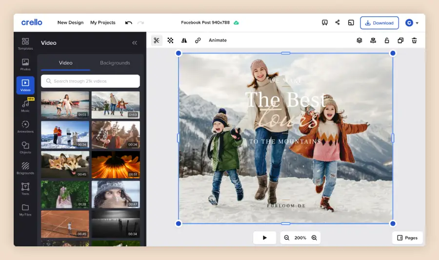 Crello-Visual-Editor