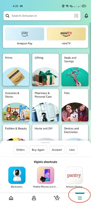Amazon-App-Menu-Details
