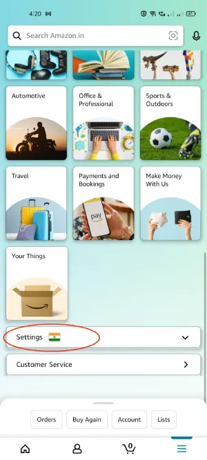Amazon-App-Settings