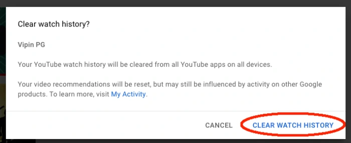 YouTube-Web-Confirm-Delete
