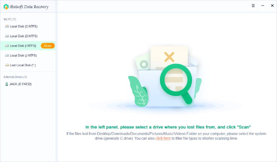 ibatsoft-data-recovery-screen