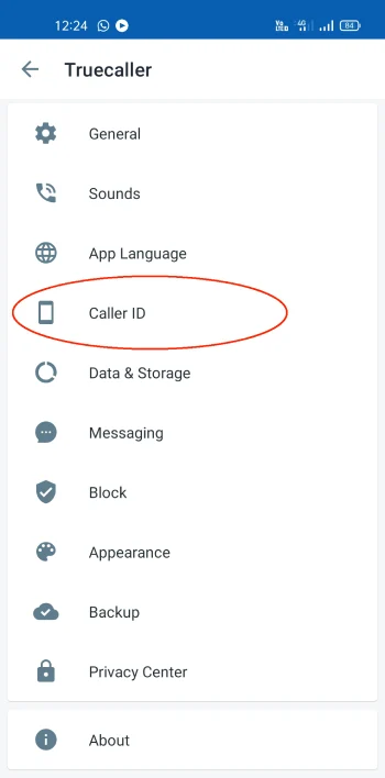 TrueCaller-Settings