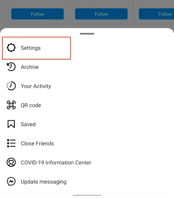 android-instagram-settings