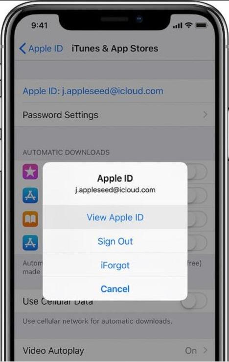 using iPhone settings using iPhone settings