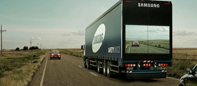 Samsung's new "see-through" Safety Trucks – Video