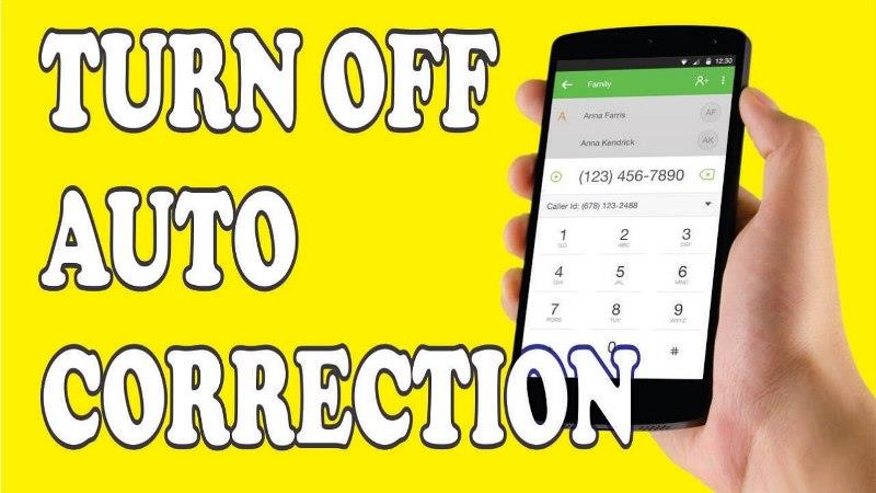 Android Turn Off Autocorrection
