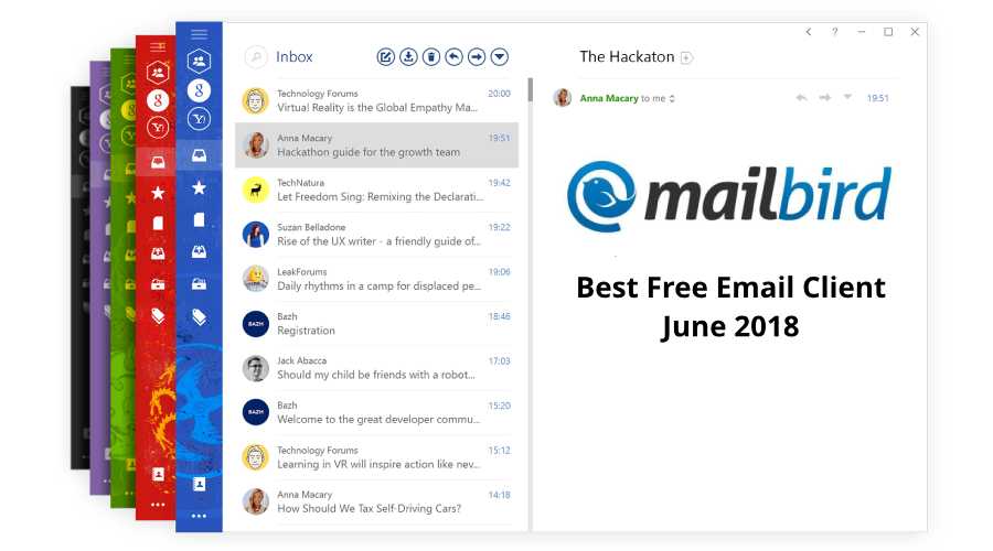 Mailbird Best Free Email Client