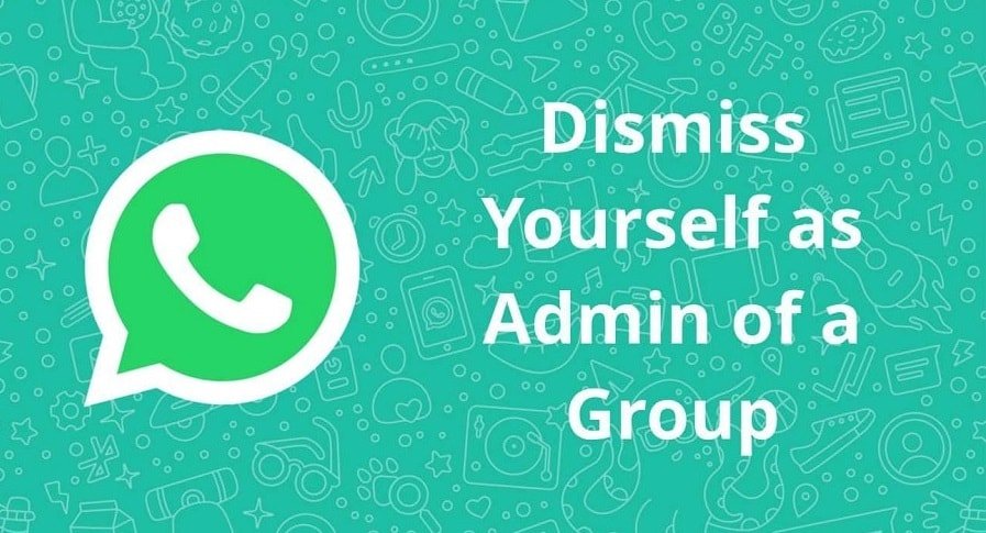 Dismiss Yourself As Admin Of Group