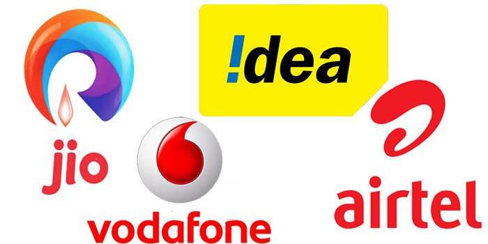 Idea Jio Airtel Vodafone