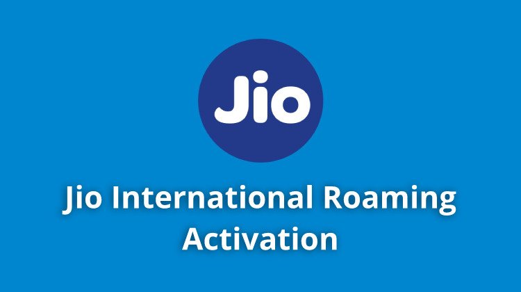 Jio International Roaming Activation