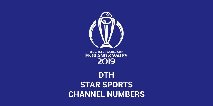 ICC Cricket World Cup - Channel Numbers List