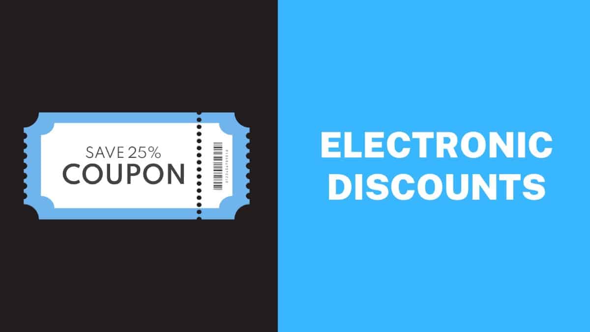 Electronic Discounts to Save Money