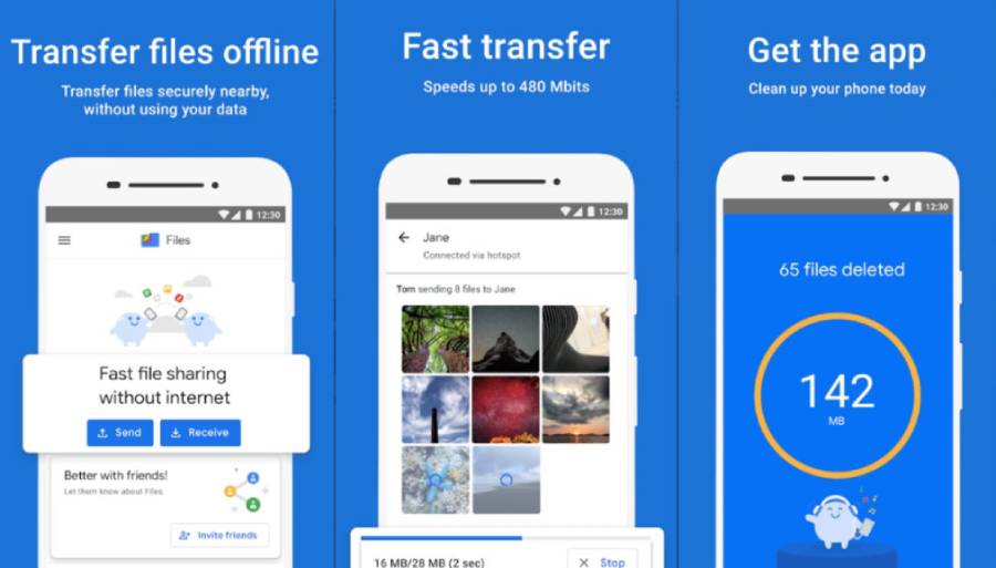 Mobile File Transfer Without Internet
