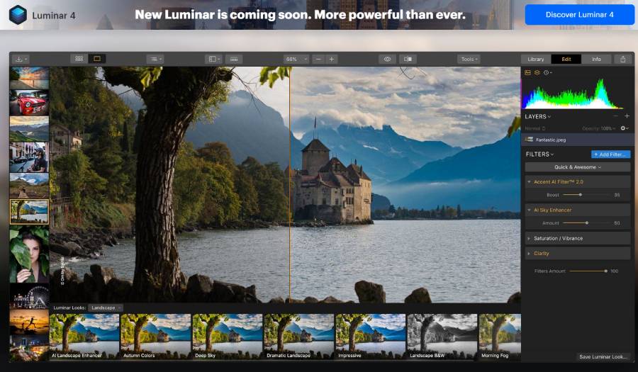 Luminar 3 Photo Editing Tool
