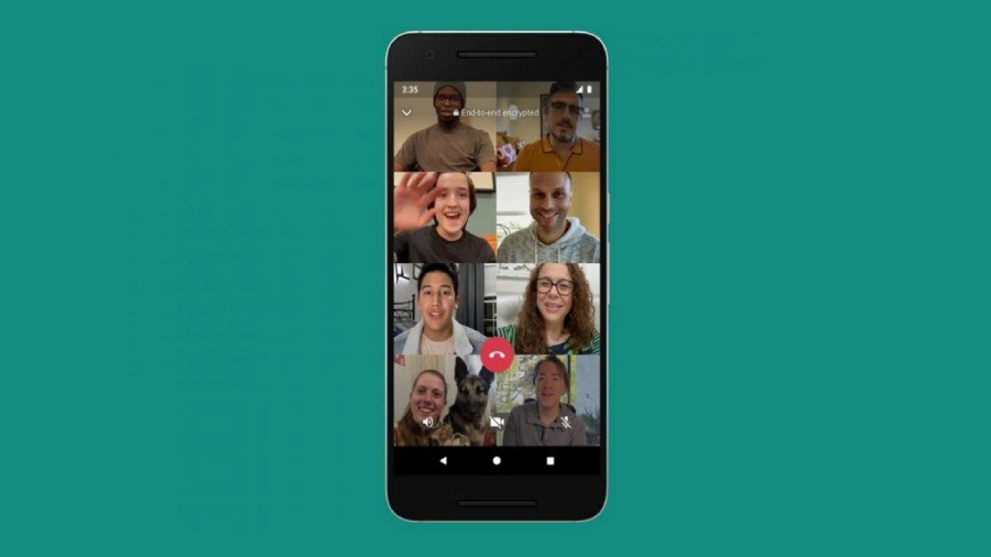 WhatsApp Video Call 8 Participants