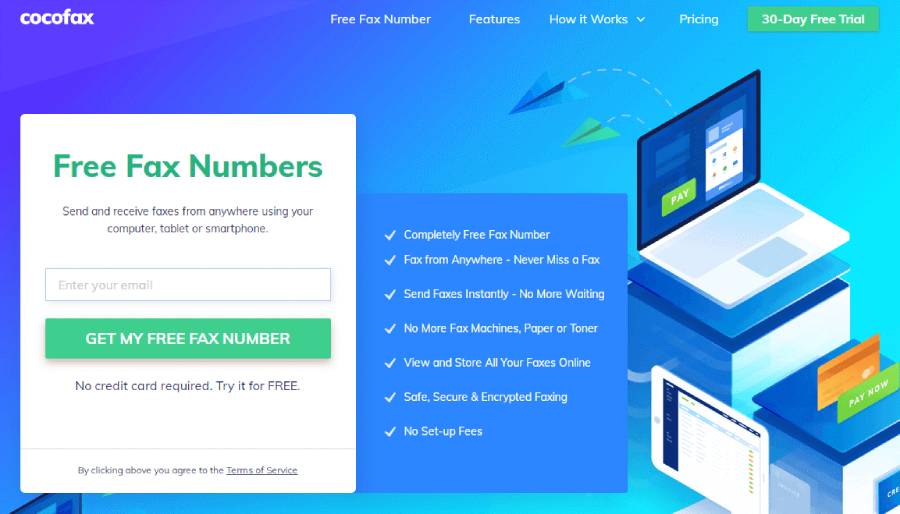 Free Fax Screen 1