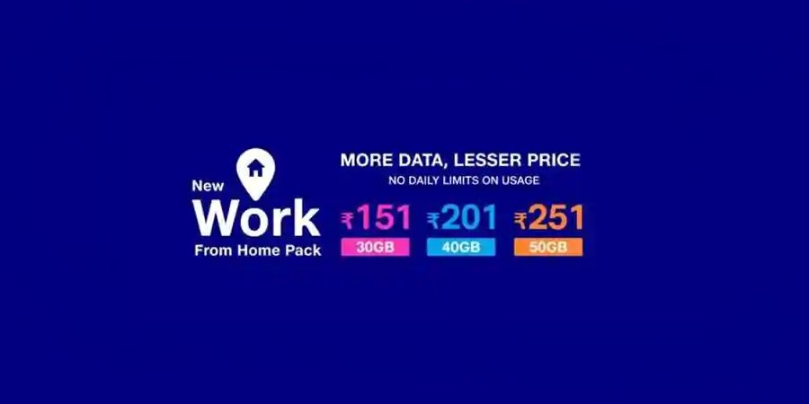 Jio Work From Home Plan