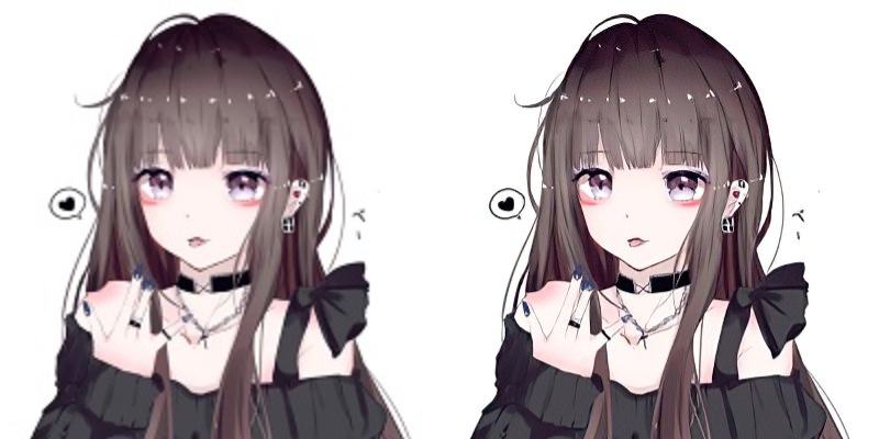 Image Enlarge - Before and After