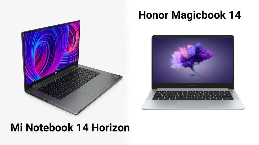 Mi Notebook 14 Horizon and Honor Magicbook 14