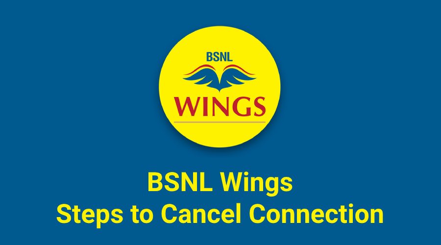 BSNL Wings Cancellation