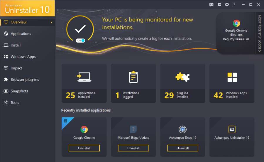 Ashampoo Uninstaller 10