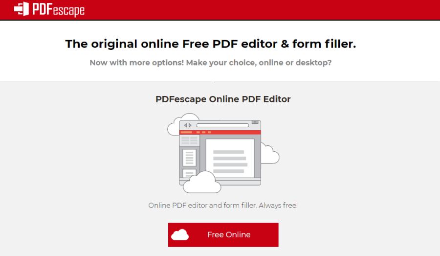 PDFescape Free PDF Editor Free PDF Form Filler