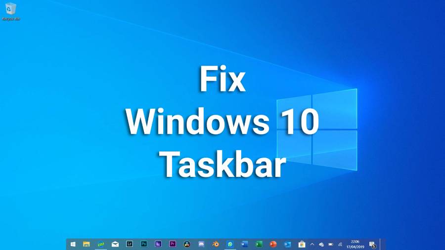 Windows 10 Taskbar
