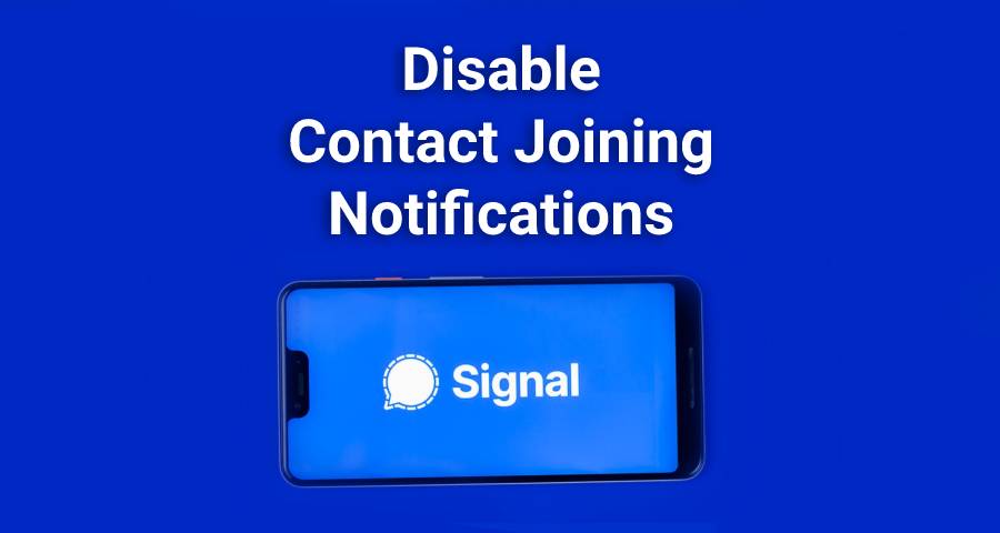 Signal Contact Joining Notification