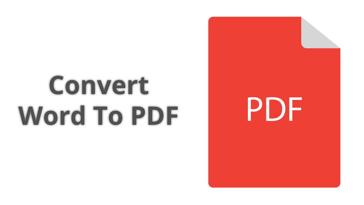 Word To Pdf