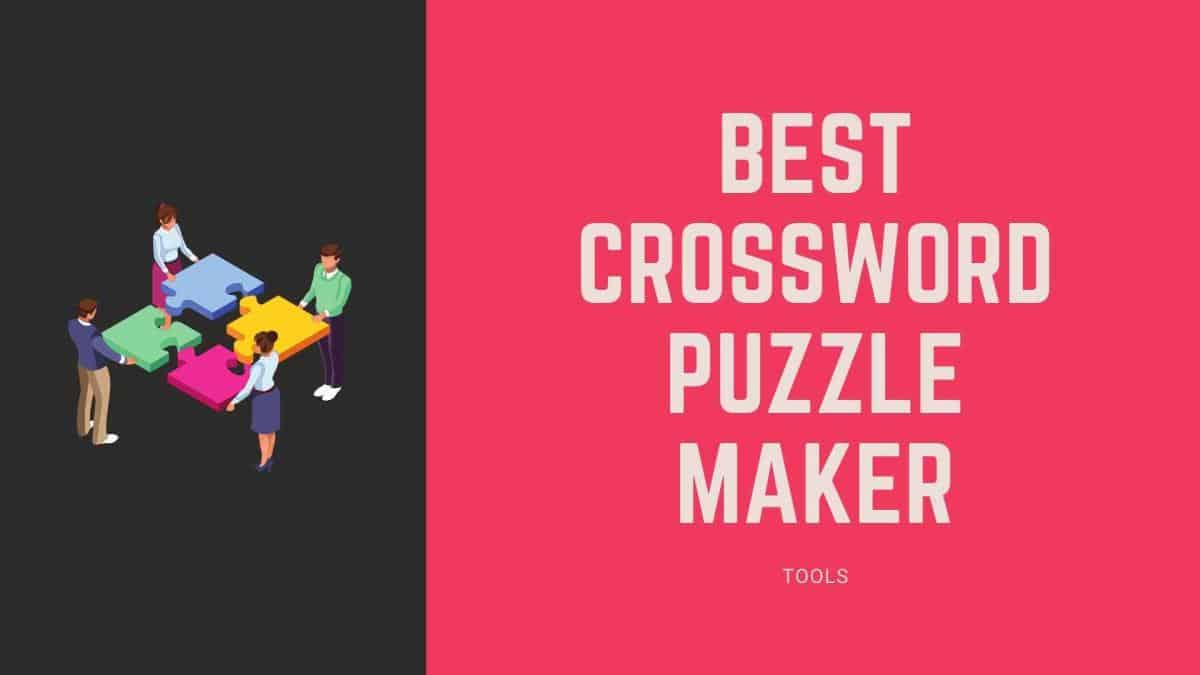 Best Crossword Puzzle Maker