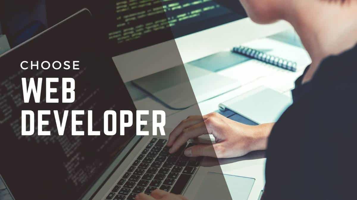 Choose Web Developer