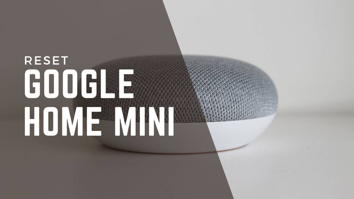 Reset Google Home Mini