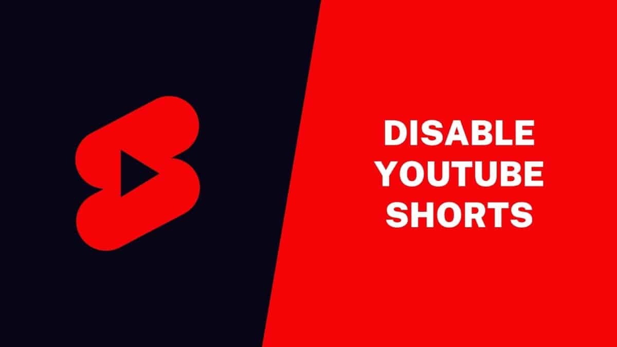 Disable YouTube Shorts