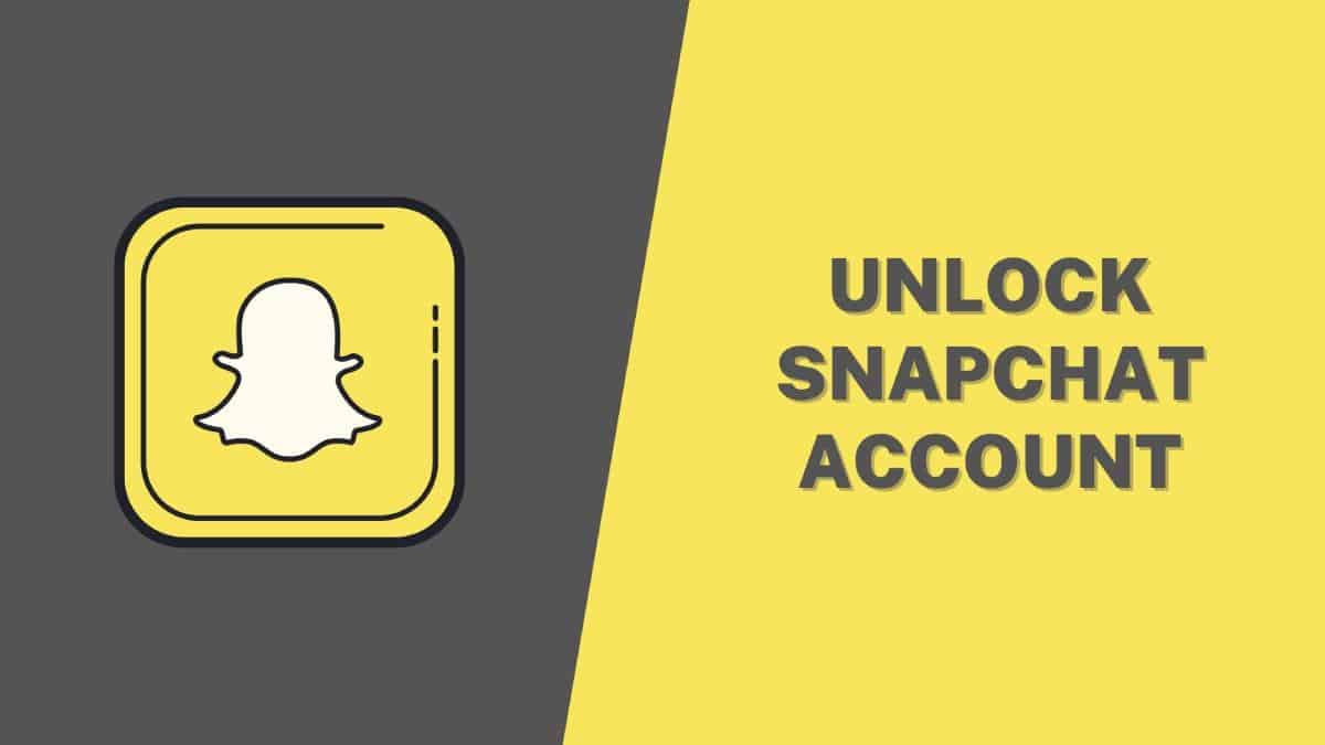 Unlock Snapchat Account