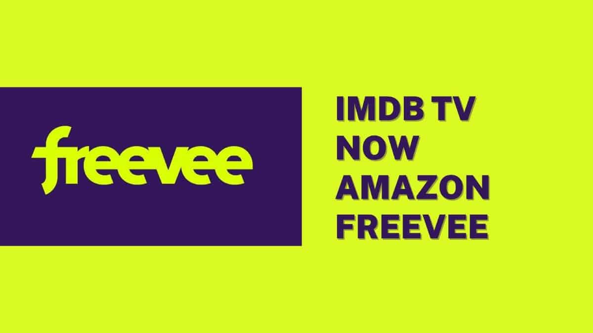 IMDB TV to Rebrand As Amazon Freevee