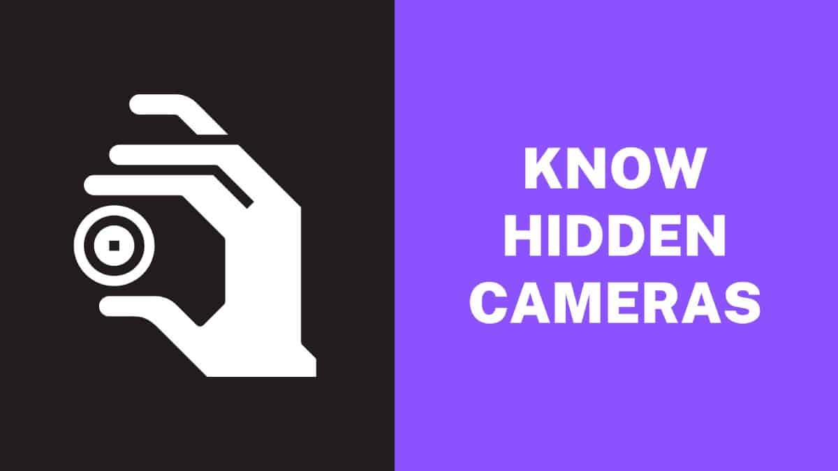 Find Hidden Camera