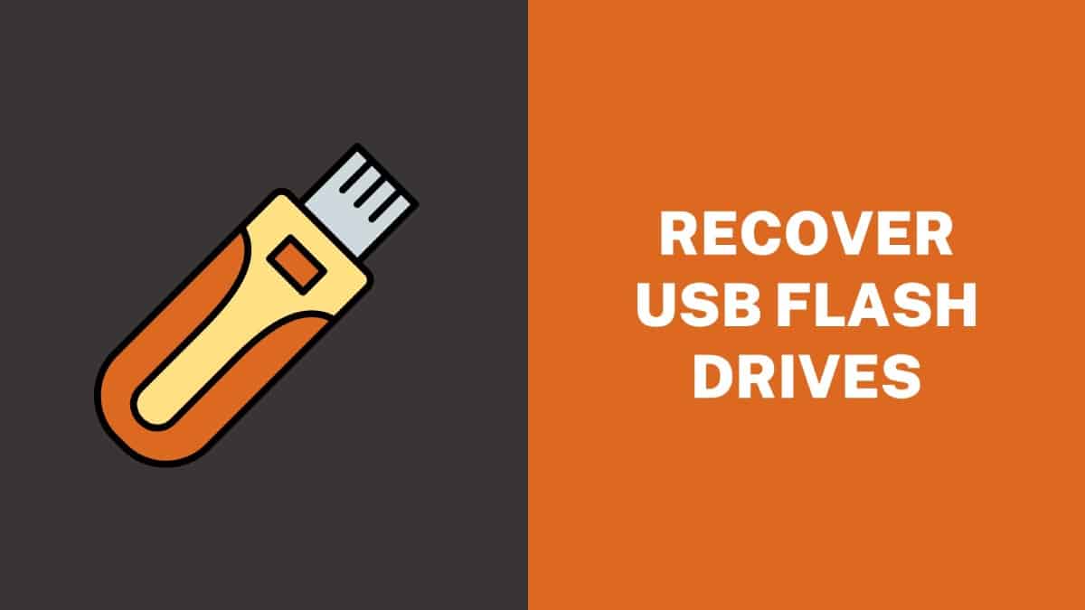 Recover USB Flash Drives