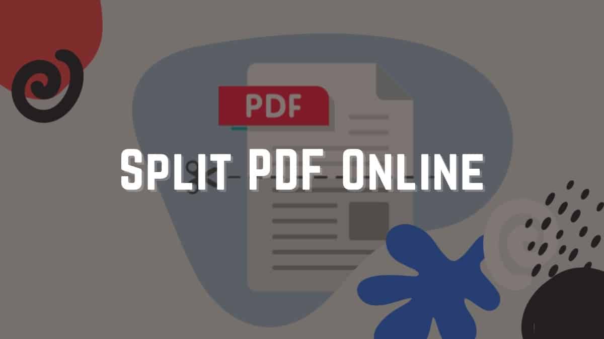 Split the PDF Online