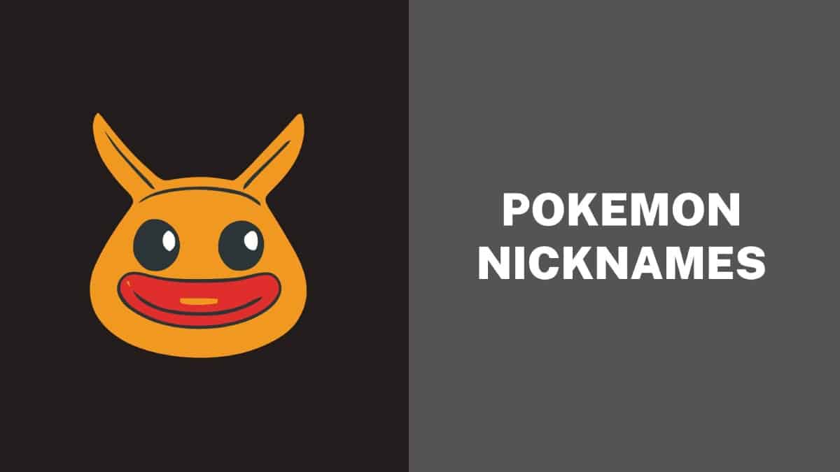 Pokemon Nicknames