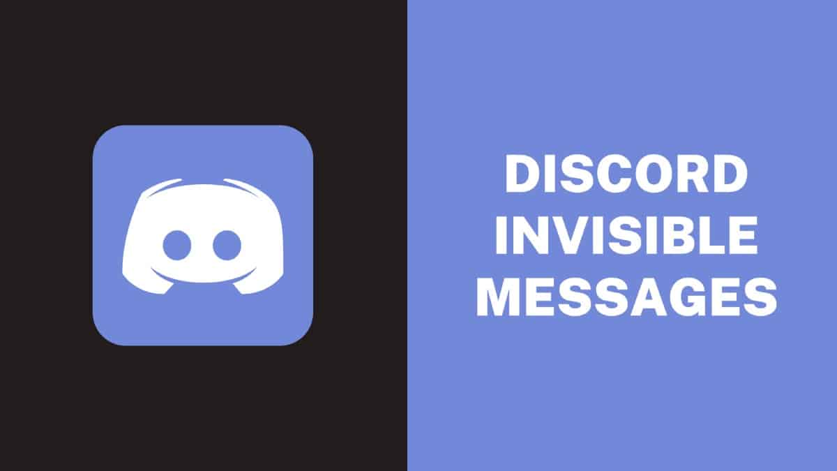 Invisible Messages on Discord