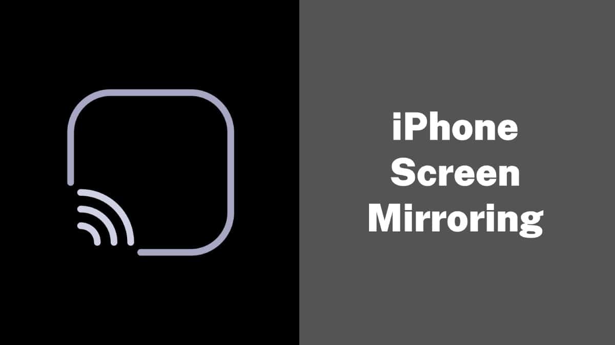 iPhone Screen Mirroring