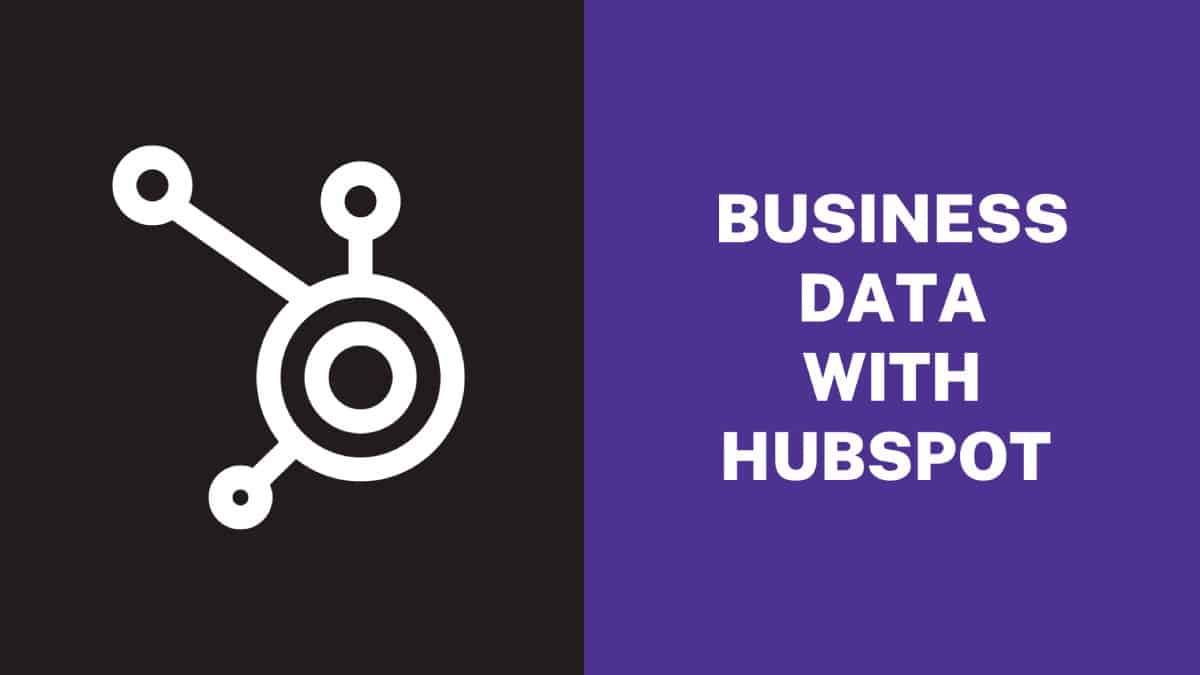 Business Data with HubSpot