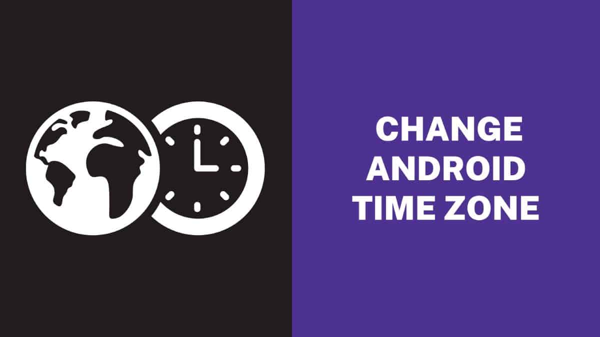 Change Android Time Zone