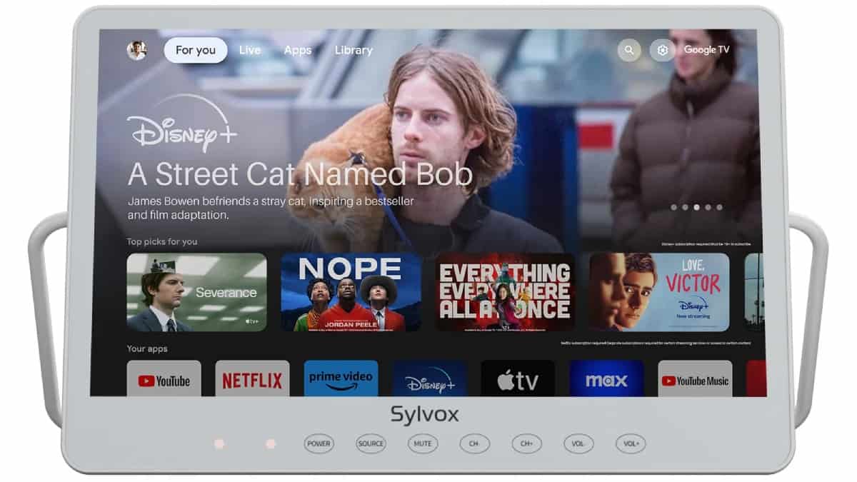 Sylvox Waterproof Portable Tv