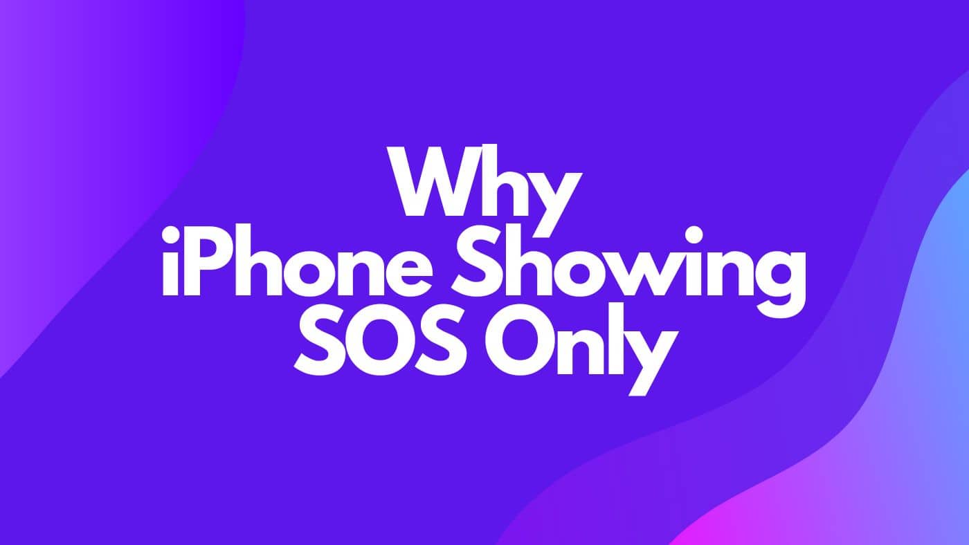 SOS on iPhone