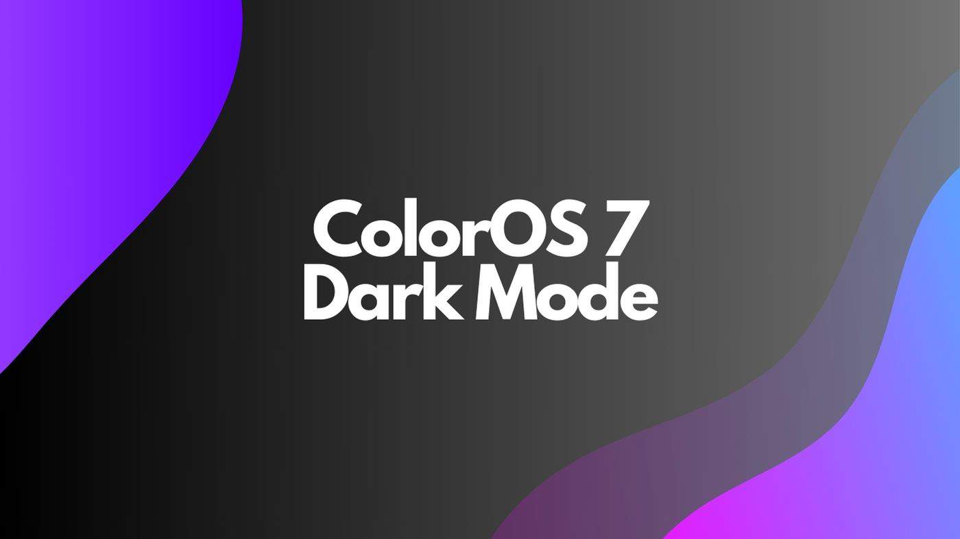 ColorOS 7 Dark Mode